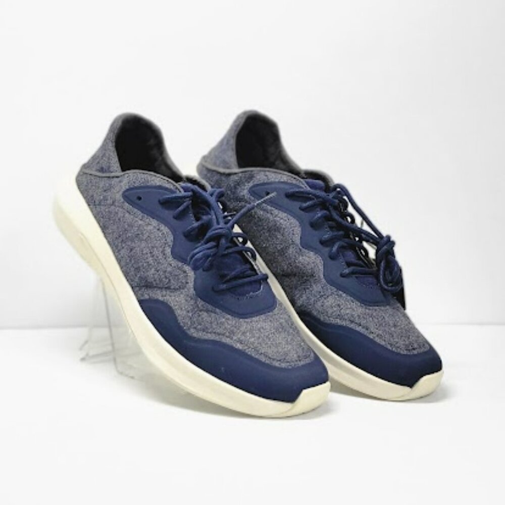 OLUKAI Koheo Hulu Men's Sneakers Blue Gray Athletic Casual Shoes Size 11 NWOB